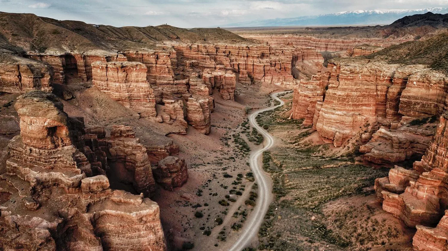 Almaty With Charyn Canyon